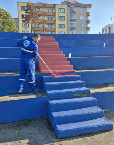 Beşikdüzü Belediyesi’nden Doğu Gözaçan Parkı’nda Bakım Çalışması