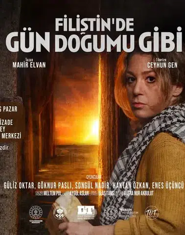 Trabzon’da Anlamlı Gece: “Filistin’de Gün Doğumu Gibi” Sahnelenecek