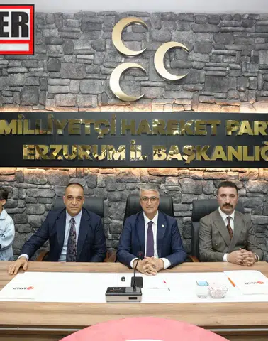 MHP Erzurum Teşkilatı Bayramlaşma Programında Bir Araya Geldi