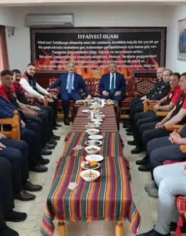 Rize Belediyesi İtfaiye Personeliyle Bayramlaşma