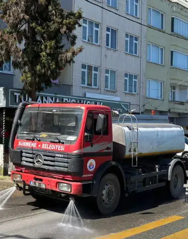 Sürmene Belediyesi İlçe Genelinde Çalışmalarını Sürdürüyor