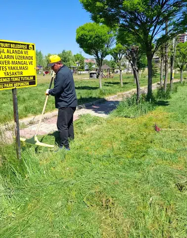 Bayburt Belediyesi’nden Şehir Genelinde Yoğun Çalışma Mesaisi