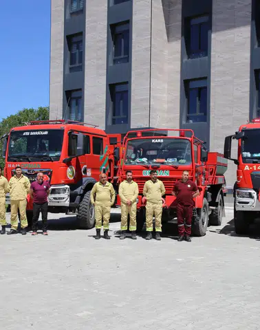 Erzurum'dan Bolu'ya Orman Yangınlarıyla Mücadele İçin Destek Ekibi Gönderildi