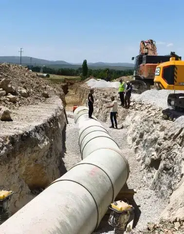 Kırklartepe Barajı Sulama İnşaatında Son Durum Değerlendirildi