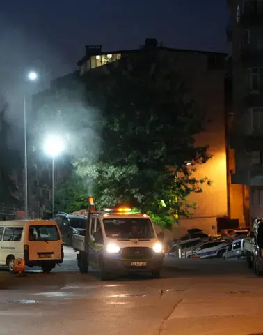 Rize'de Gece İlaçlaması Aralıksız Devam Ediyor