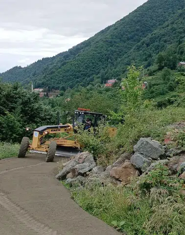 Işıklar Mahallesi'nde Kuru Beton Yol Çalışması Tamamlandı
