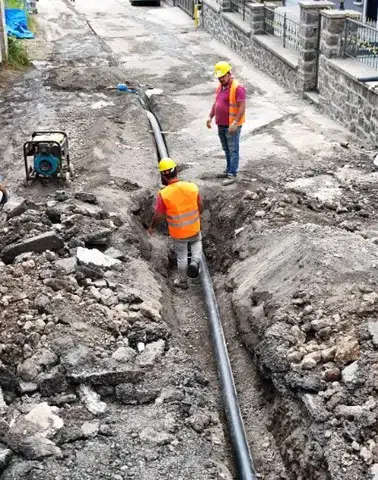 Trabzon'da Beştaş ve Kireçhane Mahallelerine Yeni İçme Suyu Hattı