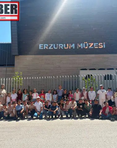 GSB Gençlik Yaz Kulübü Öğrencileri Erzurum Müzesi'nde Tarihle Buluştu
