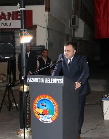 Pazaryolu'nda 15 Temmuz Demokrasi ve Milli Birlik Günü Programı Yoğun Katılımla Gerçekleştirildi