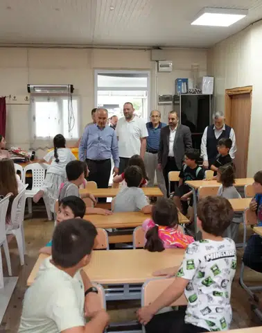 Başkan Metin, Yaz Kur’an Kursu Öğrencileriyle Bir Araya Geldi