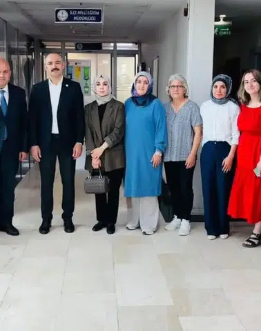 Ardanuç Kaymakamı Alparslan Sözen'den İlçe Millî Eğitim Müdürlüğüne Veda Ziyareti