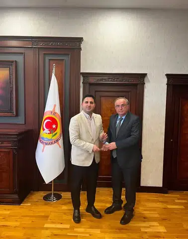 RİDEF'ten İyidere Kaymakamı Eray Gürsoy'a Veda Ziyareti