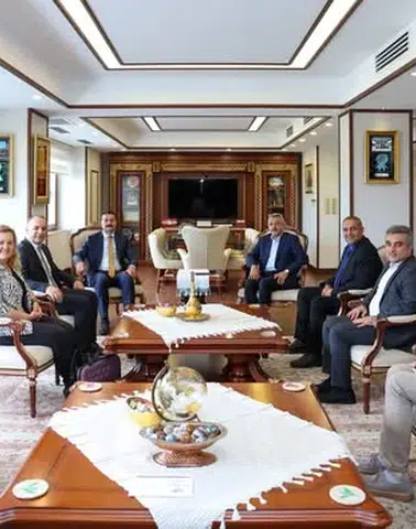 Rize Valisi İhsan Selim Baydaş'a Kurumlar ve STK'lardan Yoğun Ziyaret