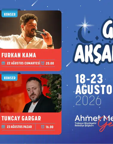 Trabzon'da Ganita Akşamları'nda müzik ve eğlence dolu etkinlikler sürüyor