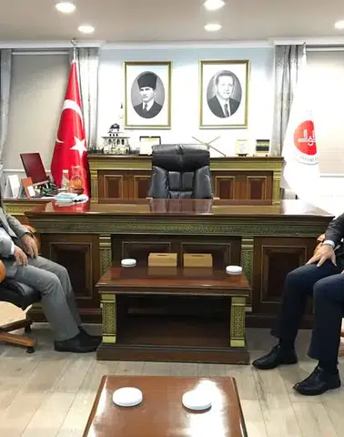 Fındıklı’nın Yeni İlçe Müftüsü Yakup Halil’den İl Müftüsü Naci Çakmakçı’ya Ziyaret