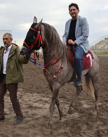 Erzurum’da Atlı Cirit Heyecanı Yaşandı