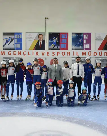 Samsunlu Short Track Sporcuları Erzurum’da Kampa Girdi