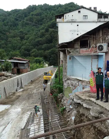 DSİ’nin Artvin’deki Taşkın Kontrol Yatırımları Yerinde İncelendi