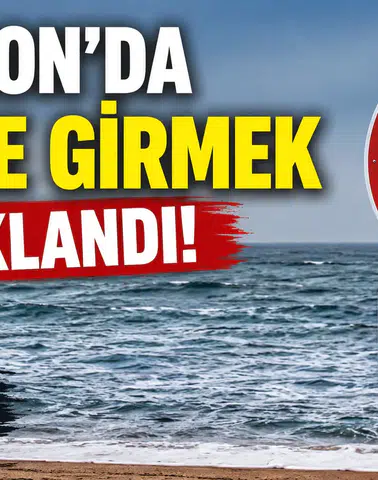 Trabzon'da denize girmek yasaklandı