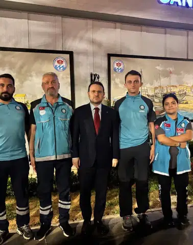 Adalet Bakanı Akın Gürlek’in Trabzon Programında UMKE Ekipleri Görev Başındaydı