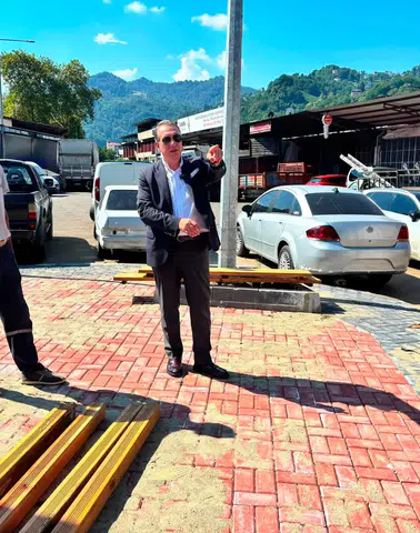 Sürmene Sanayi Sitesi Esnafına Yeni Dinlenme Alanı