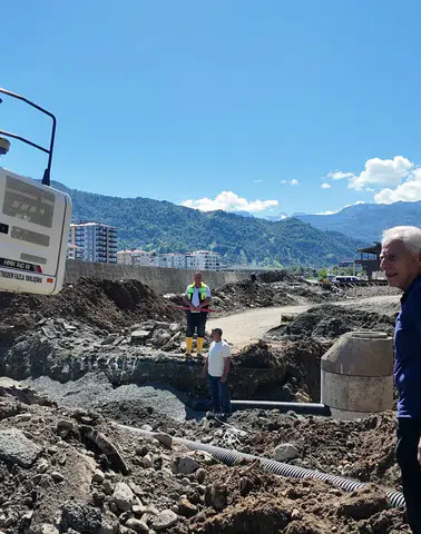 Kapisre-Kavak Yolunda Çalışmalar Sürüyor