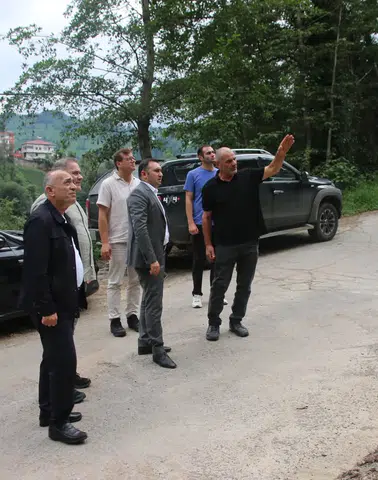 Kaymakam Ahmet Korkmaz Akdere Köyü’nde Çalışmaları Yerinde İnceledi