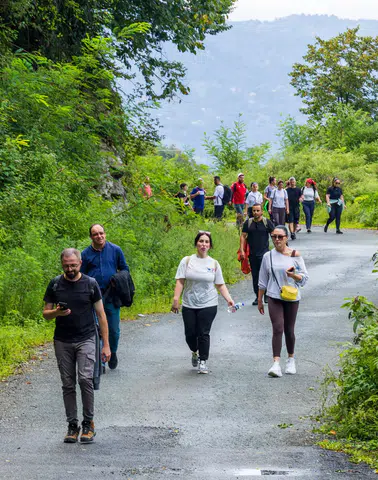 Hopa’da Avrupa Hareketlilik Haftası’nda doğa yürüyüşü