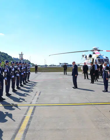 Cumhurbaşkanı Erdoğan, Rize Programının Ardından Kentten Uğurlandı