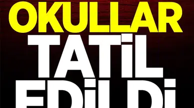 Bazı illerde okullar tatil edildi!