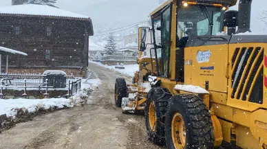 Bursa'da kar mesaisi