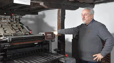 Dedesi ve babasından kalan matbaa malzemelerini basın müzesine bağışladı