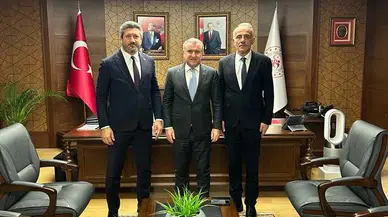 Rıfat Özer, Aşkın Osman Bak'ı ziyaret etti