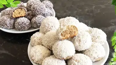 Bu kurabiyeye bayılacaksınız: Türk Kahveli Hindistan Cevizli Kurabiye tarifi