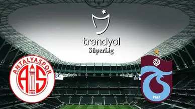 Antalyaspor'un konuğu Trabzonspor