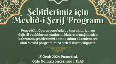 Borçka Belediyesi, Pençe-Kilit şehitlerini anacak