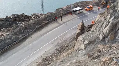 Artvin'de heyelan kaynaklı kaya düşme vakaları 3 kat arttı