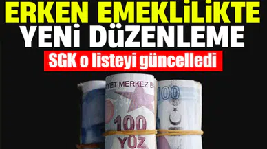 Erken emeklilikte yeni düzenleme! İşte yeni koşullar...