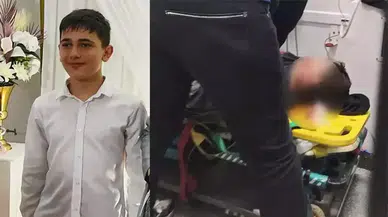 Büyükçekmece'de sac büküm makinesine kafası sıkışan çocuk yaşam savaşı veriyor