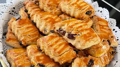 Hem sağlıklı hem lezzetli: Üzümlü Limonlu Kurabiye nasıl yapılır?