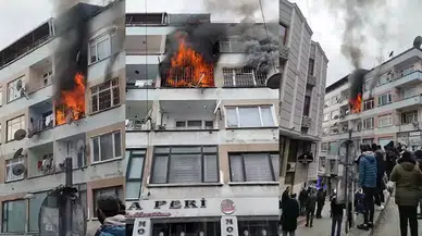 Fatih'te çanta deposunda yangın