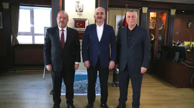 Belediye Başkan'ı Rahmi Metin konuklarını ağırladı