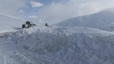 Erzurum ve Tunceli'de Kar ve Tipi Nedeniyle 96 Yerleşim Yerinin Yolu Kapandı