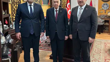 Çayeli Belediye Başkanı İsmail Hakkı ÇİFTÇİ Devlet Bahçeli'yi ziyaret etti