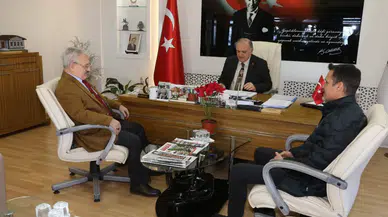 AÇÜ Rektörü Bilgin ve Fakülte Dekanı Ölmez’den Başkan Kurdoğlu’na Ziyaret