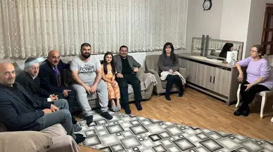 Kaymakam Altay il birincisi olan öğrencinin misafiri oldu