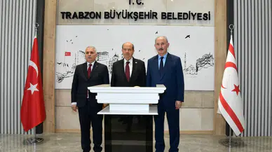 KKTC Cumhurbaşkanı Tatar, Trabzon'da Cuma Namazı Kıldı