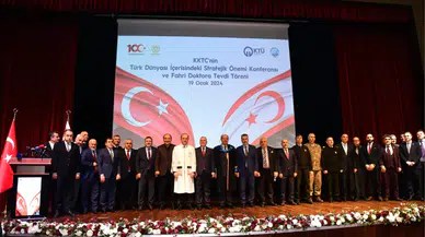 "KKTC Cumhurbaşkanı Ersin Tatar, Stratejik Önemiyle Dikkat Çekiyor: KTÜ'den Fahri Doktora Aldı"