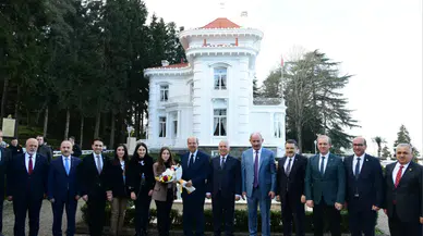 KKTC Cumhurbaşkanı Tatar, Trabzon'da Tarihî Atatürk Köşkü'nü Ziyaret Etti