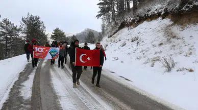 Zigana Dağı'nda çığda hayatını kaybeden dağcılar için anma programı düzenlendi